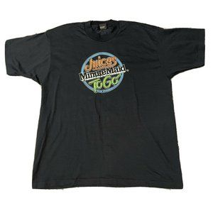 Vintage Minute Maid To Go Advertising T-shirt XXL Beverage Soda Single Stitch